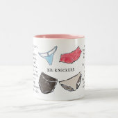 Grappige poëzie Mok voor haar (Center)