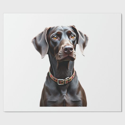 Grappige Pointer T-shirt Pointer Moeder Vader Hond Cadeaupapier (Vlak)