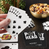 Grappige Poker Humor Pot Head Pokerkaarten (Insitu)