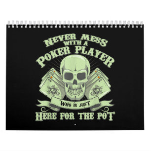Grappige Poker Nooit knoeien met een pokerspeler Kalender