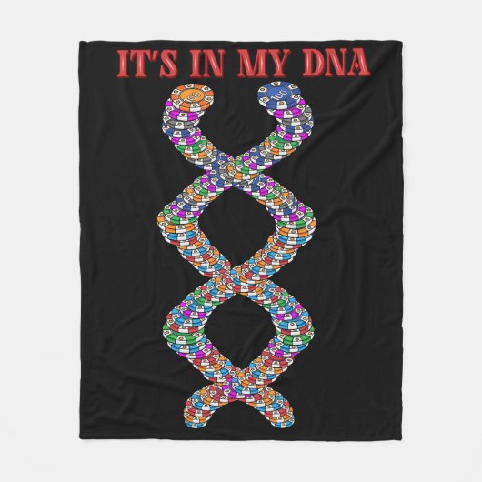 Grappige Poker Speler Gifts Texas Holdem Casino Po Fleece Deken (Voorkant)