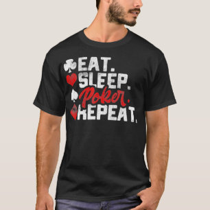 Grappige Poker Teas Holdem Speler Casino Gift T-shirt