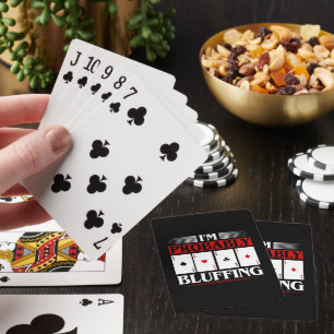 Grappige pokerbluf woordkunst  pokerkaarten