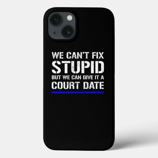 Grappige politieagent Case-Mate iPhone case (Achterkant)