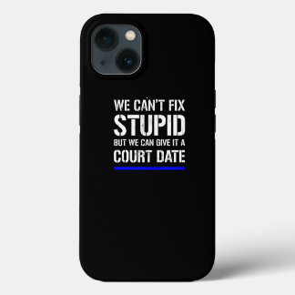 Grappige politieagent  iPhone 13 hoesje
