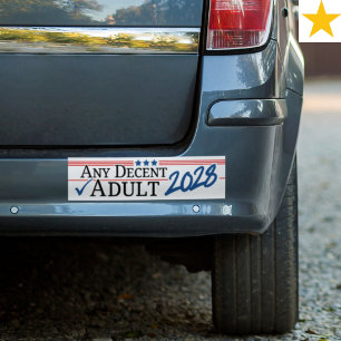 Grappige Politiek Verkiezing 2028 Politieke Grap Bumpersticker