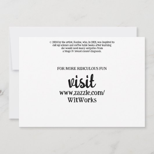 Grappige politieke grap bos klimaatverandering sat kaart (Achterkant)