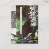 Grappige politieke grap bos klimaatverandering sat visitekaartje (Voorkant)