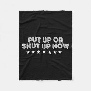 Grappige Politieke Humor Sarcasme Quote Vet Fleece Deken