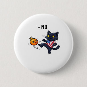 Grappige Politieke Meme Geen Kat Ronde Button 5,7 Cm
