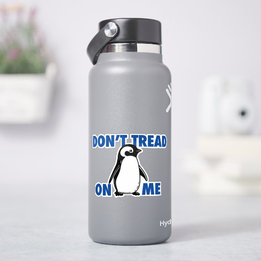 Grappige politieke meme pinguïn tarief sticker (HydroFlask)