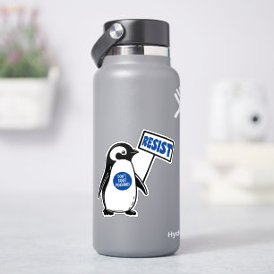 Grappige politieke meme pinguïn tarief sticker