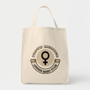 Grappige Politieke "Trotse Lid Onder-Baby Club" Tote Bag