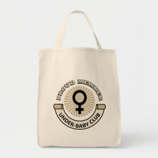 Grappige Politieke "Trotse Lid Onder-Baby Club" Tote Bag