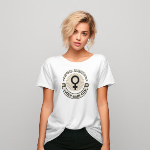 Grappige Politieke "Trouw Lid Onder-Baby Club" T-shirt