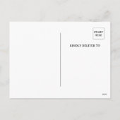 Grappige pompoen Carving Invitation Briefkaart (Achterkant)