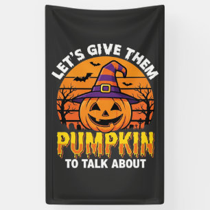 Grappige Pompoen Halloween Grappige Ontwerp2 (1)_1 Spandoek