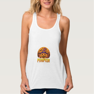Grappige Pompoen Halloween Grappige Ontwerp2 (1)_1 Tanktop