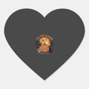 Grappige Pompoen Halloween Grappige Ontwerp2 (2)_1 Hart Sticker