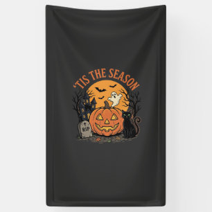 Grappige Pompoen Halloween Grappige Ontwerp2 (2)_1 Spandoek
