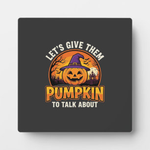 Grappige Pompoen Halloween Grappige Ontwerp_1 Fotoplaat