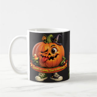 Grappige Pompoen Halloween Koffiemok