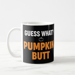 Grappige Pompoen Kont Halloween Ontwerp Koffiemok