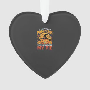 Grappige Pompoenen Halloween Taart Ontwerp_1 Ornament