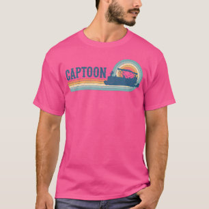 Grappige Ponton Vaar Captoon Tritoon Kapitein Pont T-shirt