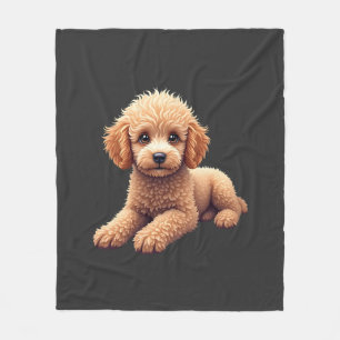 Grappige Poodle Dierenliefhebber Honden Grappig Cu Fleece Deken