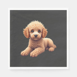 Grappige Poodle Dierenliefhebber Honden Grappig Cu Servet