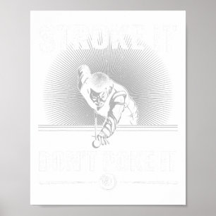 Grappige Pool Art voor mannen Vrouwen Biljart Love Poster