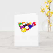 Grappige pool citaat is hit dat biljart speler Chr Kaart (Gele Bloem)