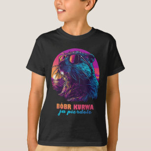 Grappige Poolse bever meme - Bob Bober Kurwa Ja Pi T-shirt