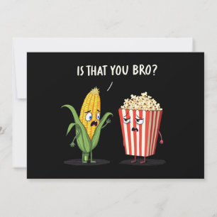 Grappige Popcorn Schattige Kawaii Style Popped Pop Kaart