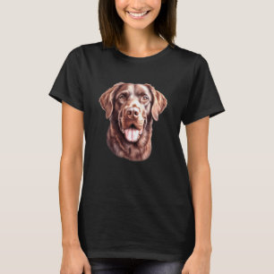 Grappige Portret van Chesapeake Bay Retriever Hond T-shirt