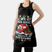 Grappige postbeambte kerst grap Mailman krijg je Schort (Insitu)