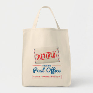 Grappige postbode Mail Carrier Retirement Swag Tote Bag