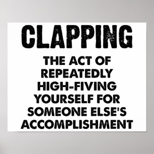 Grappige Poster Over Klappen