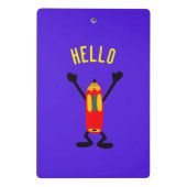 Grappige potloden en rubbers mini klembord (Achterkant)