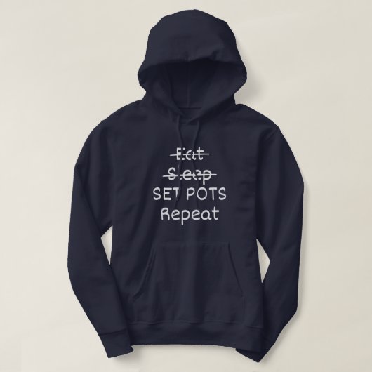 Grappige Potvisserij Hoodie (Design voorkant)