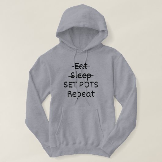 Grappige Potvisserij Hoodie (Design voorkant)