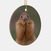 grappige prairiehond keramisch ornament (Rechts)