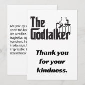 Grappige prediker minister pastor parodie kaart (Voorkant / Achterkant)