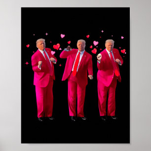 Grappige President Trump Dansende Donald Trump Har Poster