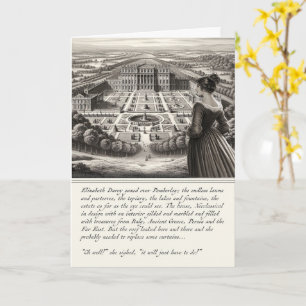 Grappige Pride and Prejudice Jane Austen Kaart