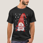 Grappige prinses Gnome familie bijpassende kerstca T-shirt (Voorkant)