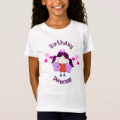 Grappige prinses met ballonnen baby T-Shirt (Voorkant)