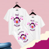 Grappige prinses met ballonnen baby T-Shirt