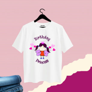 Grappige prinses met ballonnen baby T-Shirt